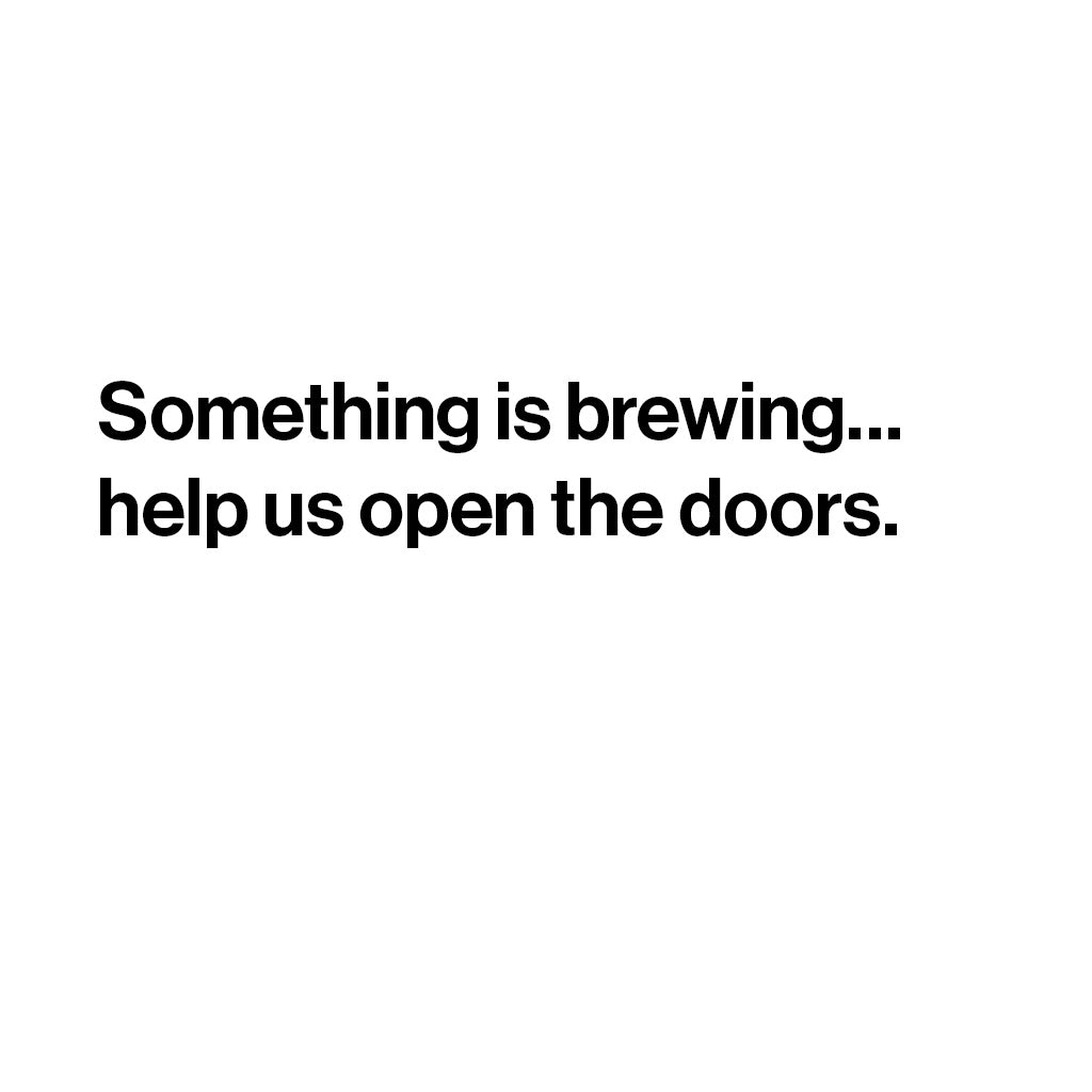 Something is brewing...