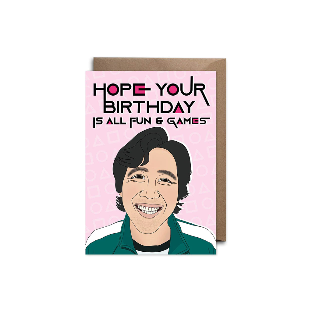 Squid Game Birthday Card