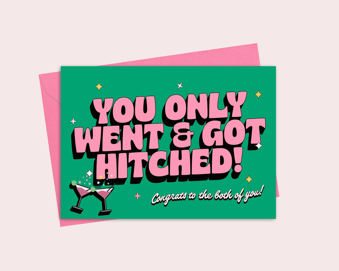 Got Hitched Wedding Card
