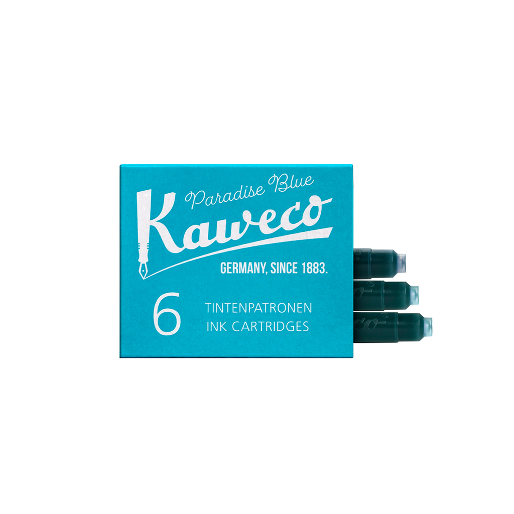 Kaweco Ink Cartridges Paradise Blue 6-Pack