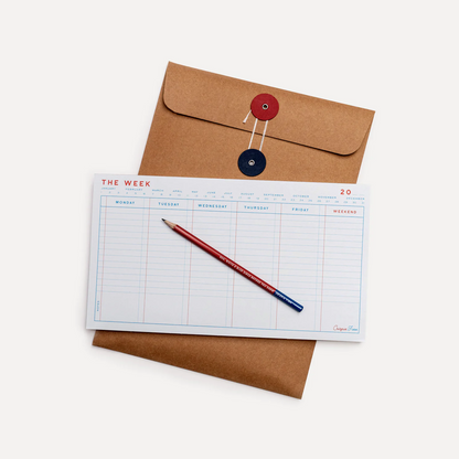 Crispin Finn The Week Desk Pad