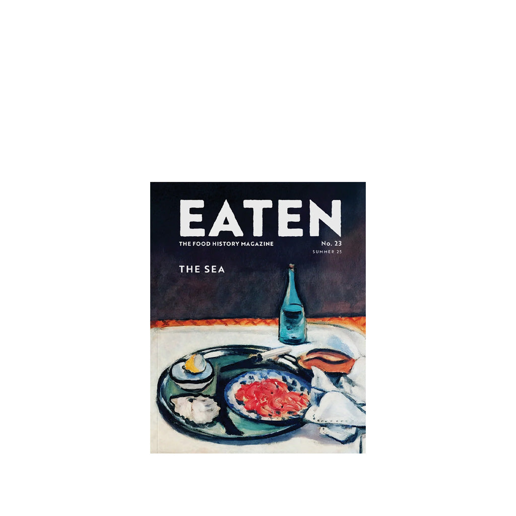 EATEN #23 dives into culinary tales from the sea, with stories on Sicilian tonnare, sea-aged rum, Armenian caviar, Dutch eel, and more. A rich summer issue of edible history.