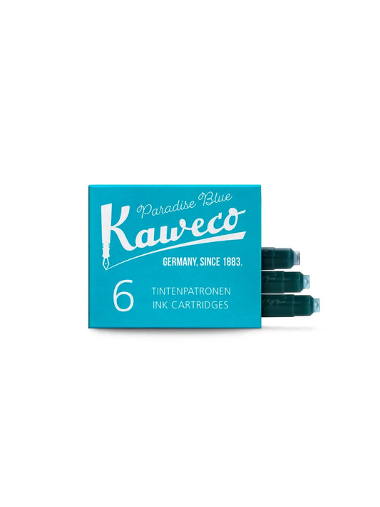Kaweco Ink Cartridges Paradise Blue 6-Pack