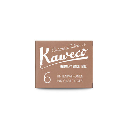 Kaweco Ink Cartridges Caramel Brown 6-Pack