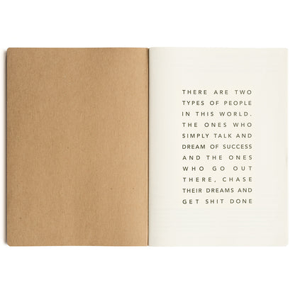 MiGoals Get Shit Done Manifesto - Kraft