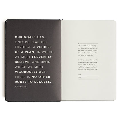 MiGoals Goals Journal - Black