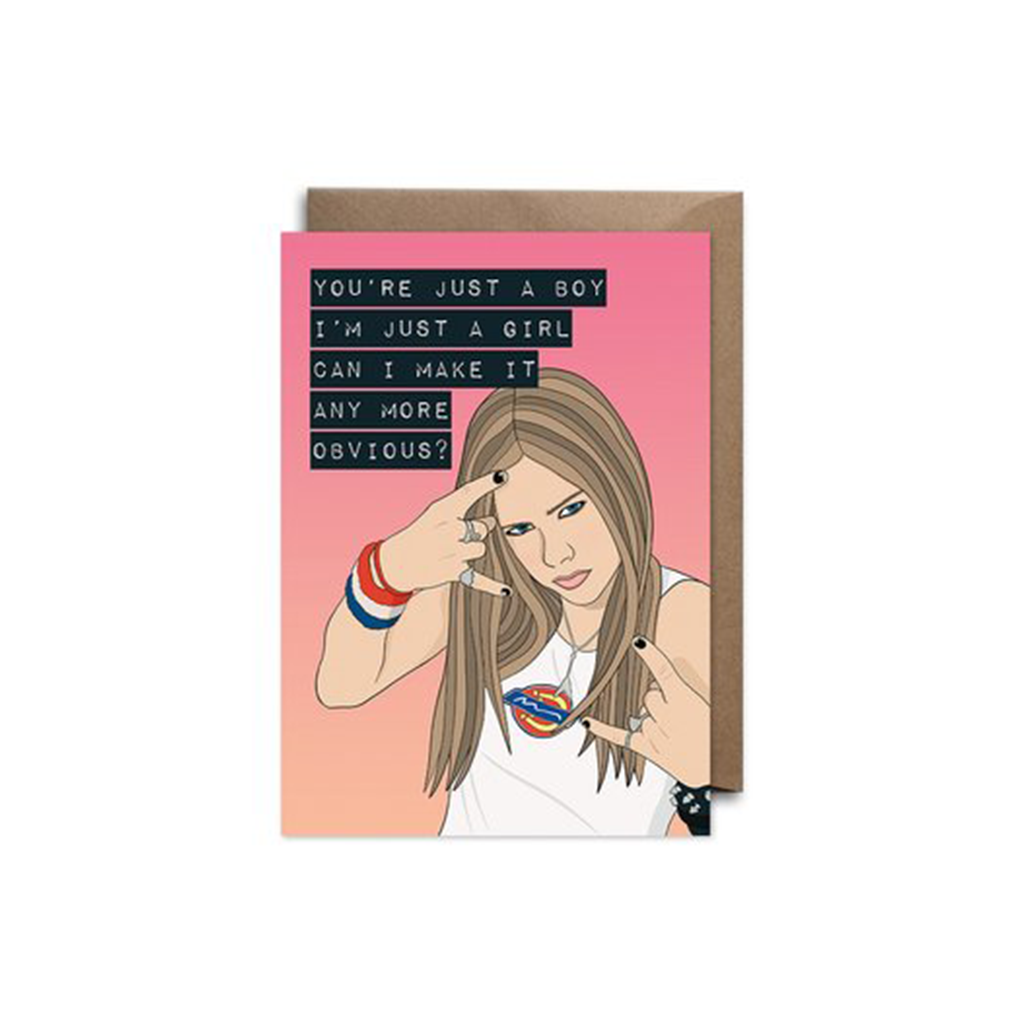 Avril Lavigne Love Card