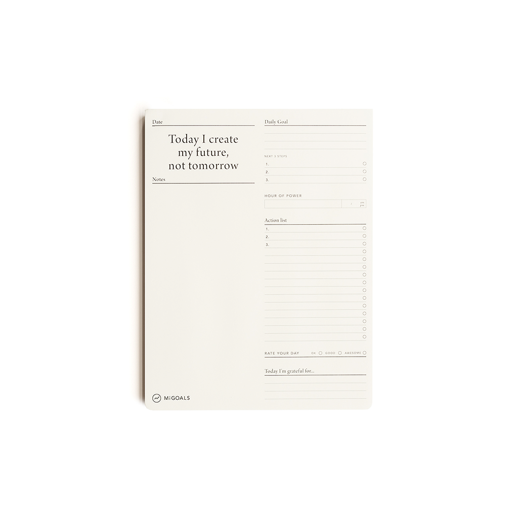 MiGoals Daily Goal Desk Pad