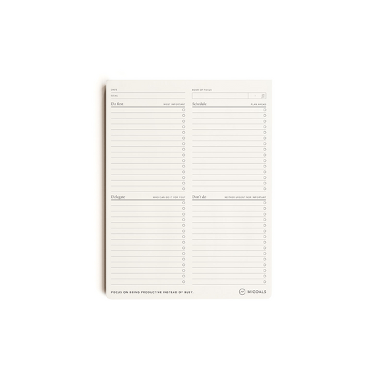 MiGoals Focus Desk Pad
